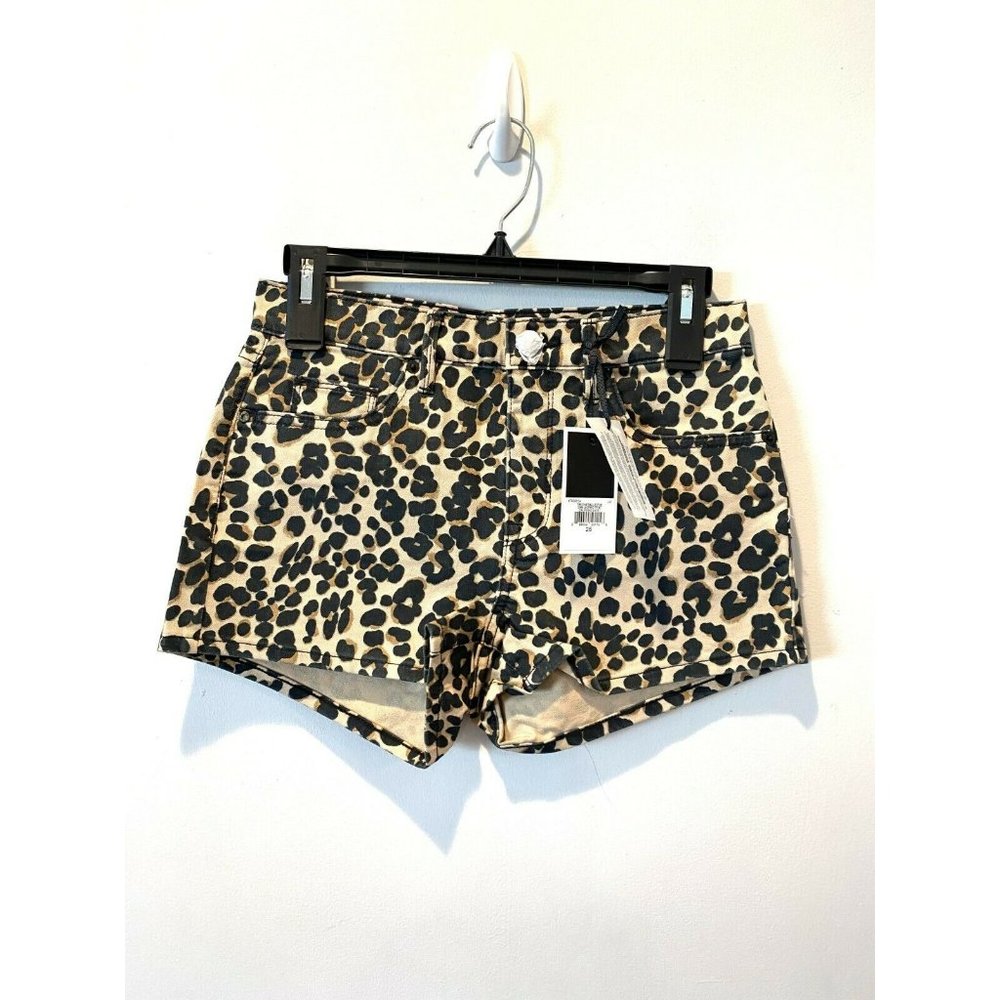 NWT Juicy Couture Black Label Tan Leopard Print